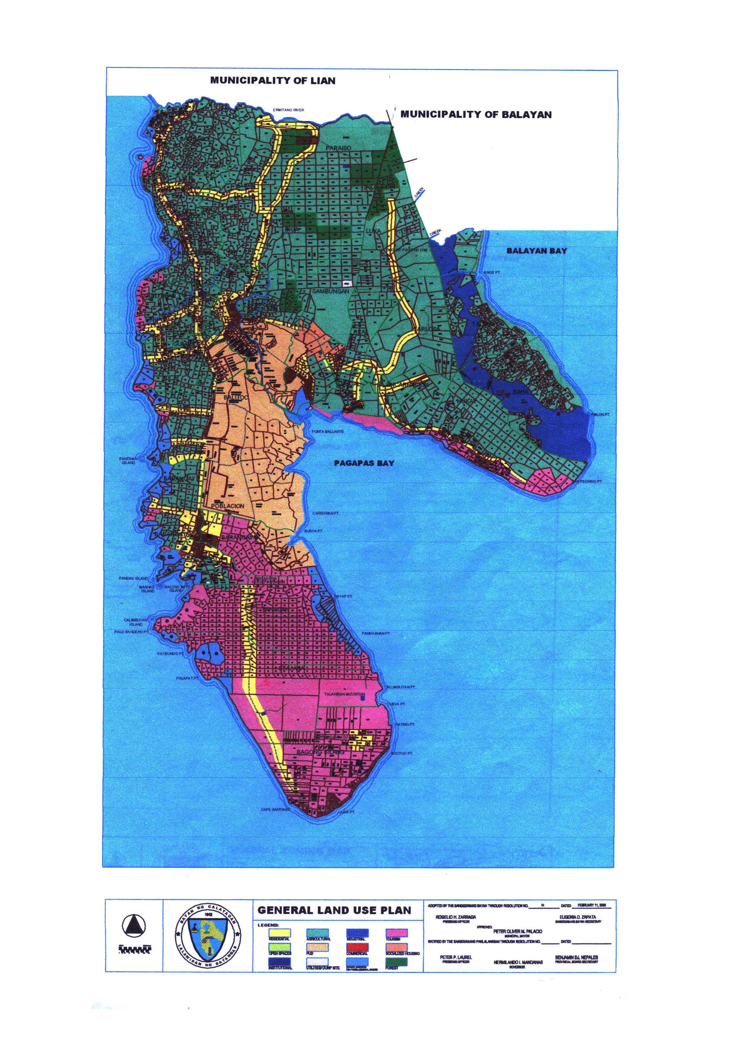 CLUP Maps – Municipal Government of Calatagan